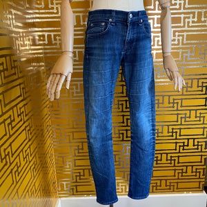 Rag & Bone Straight Leg Denim Jeans